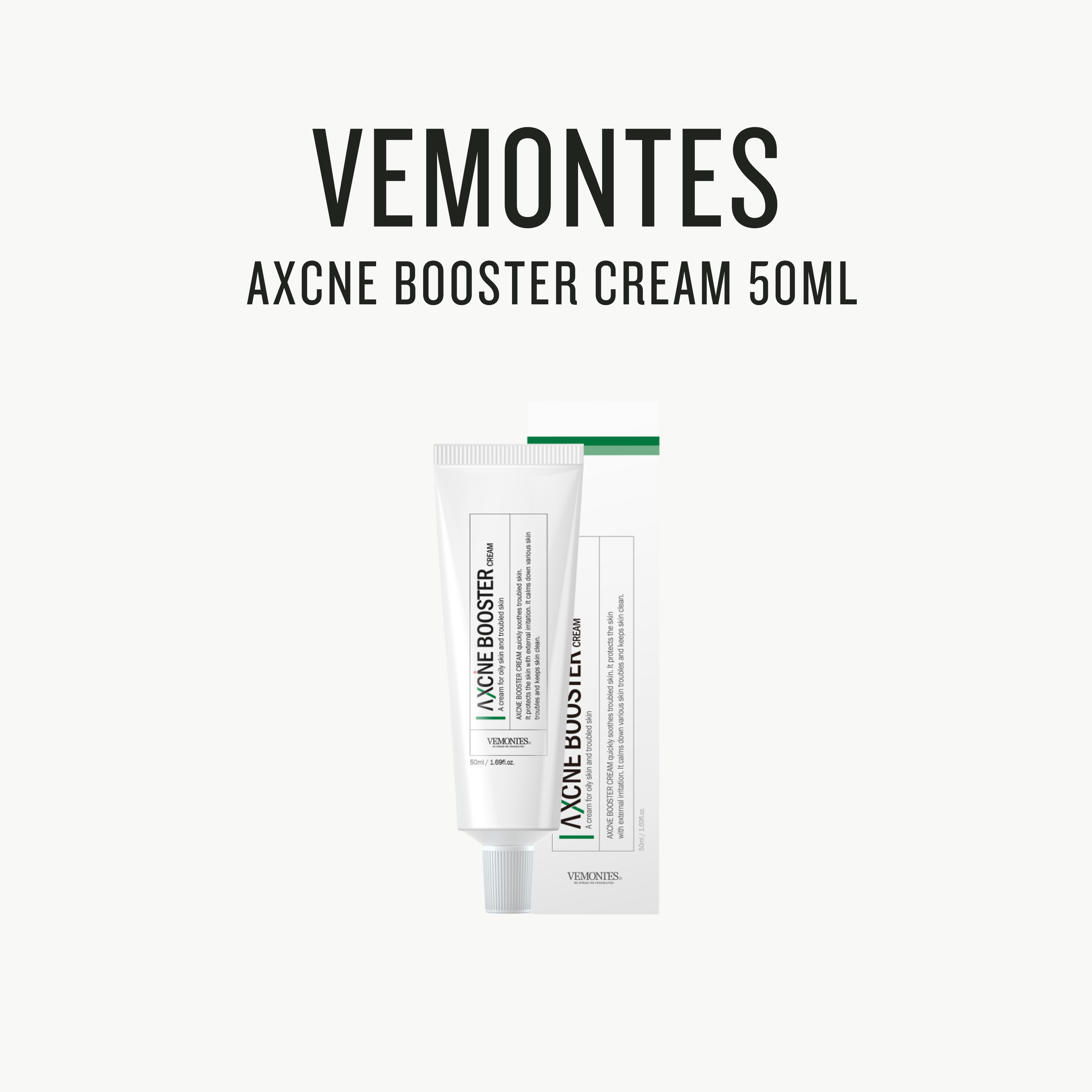 Vemontes ] Axcne BOOSTER CREAM 50ml – Pi-Boo