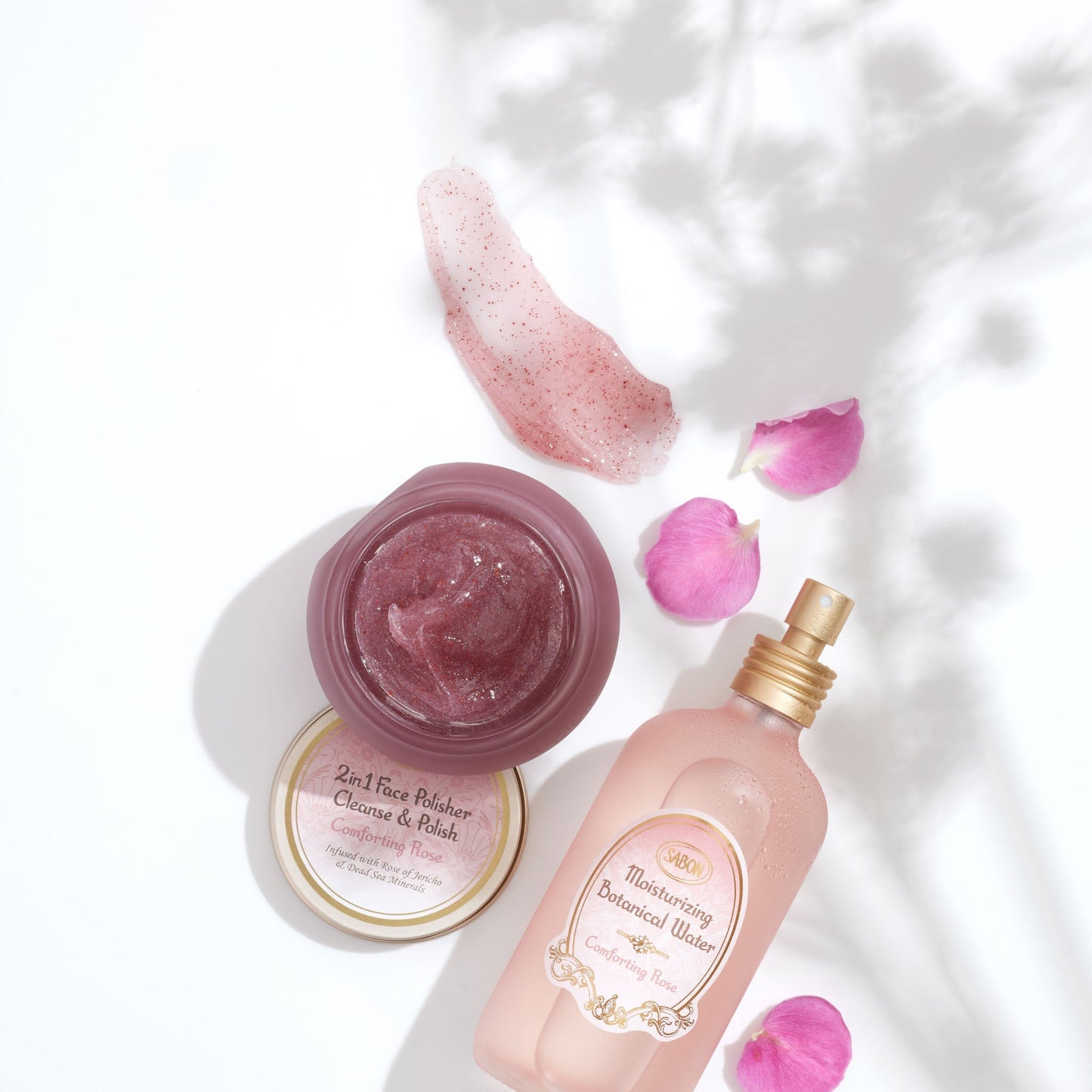 Mini 2 in 1 Gelée Face Polisher Comforting Rose 15mL