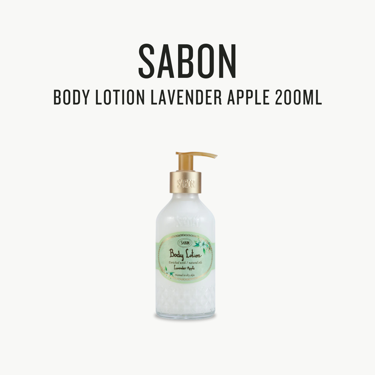[ SABON ] Body Lotion Lavender Apple 200mL