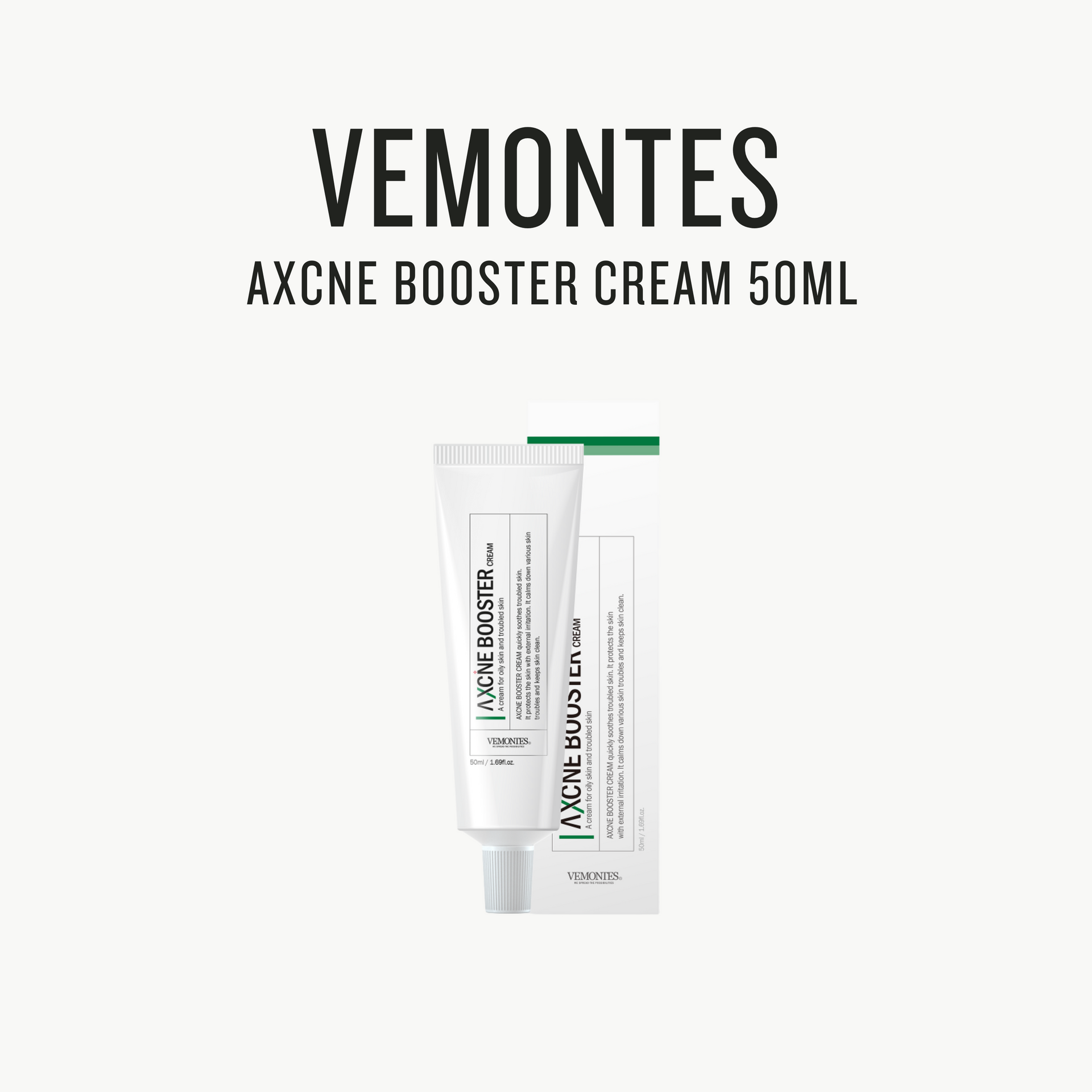 Vemontes ] Axcne BOOSTER CREAM 50ml – Pi-Boo