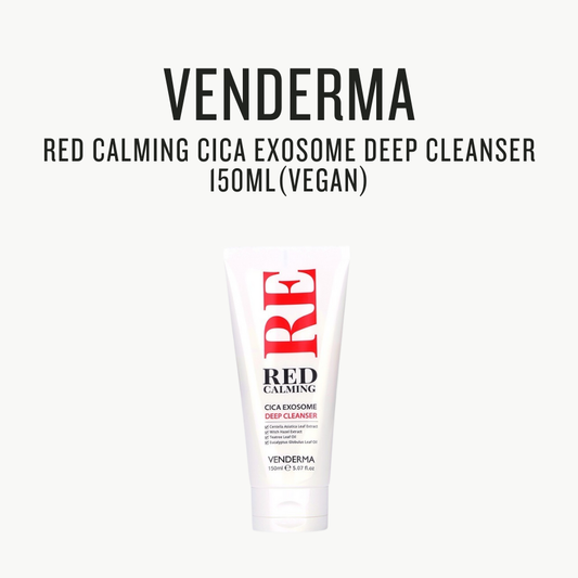 [VENDERMA] Red Calming Cica Exosome Deep Cleanser 150ml(Vegan)