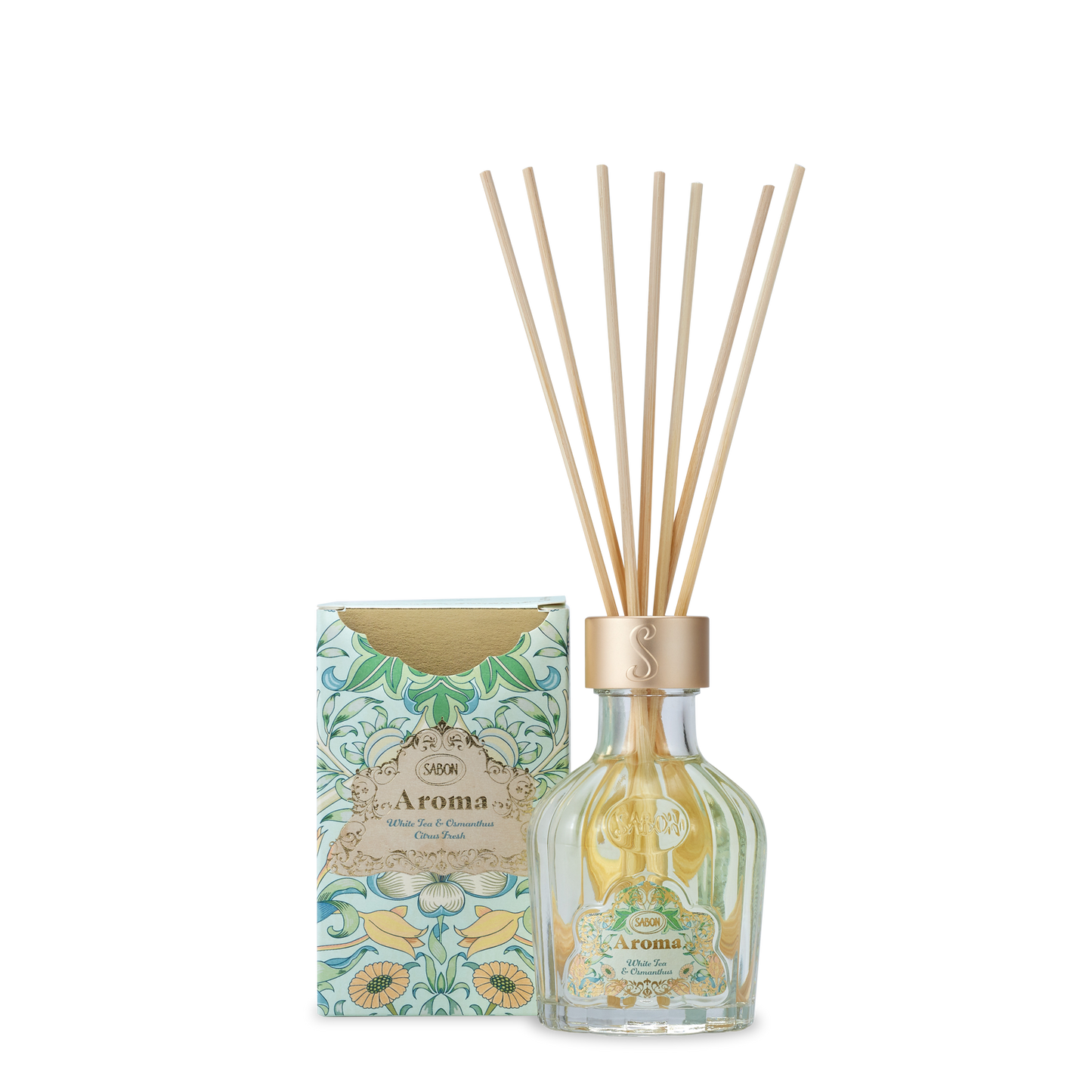 Mini Aroma Reed Diffuser White Tea & Osmanthus 100mL