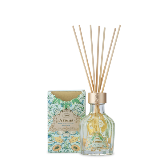 Mini Aroma Reed Diffuser White Tea & Osmanthus 100mL