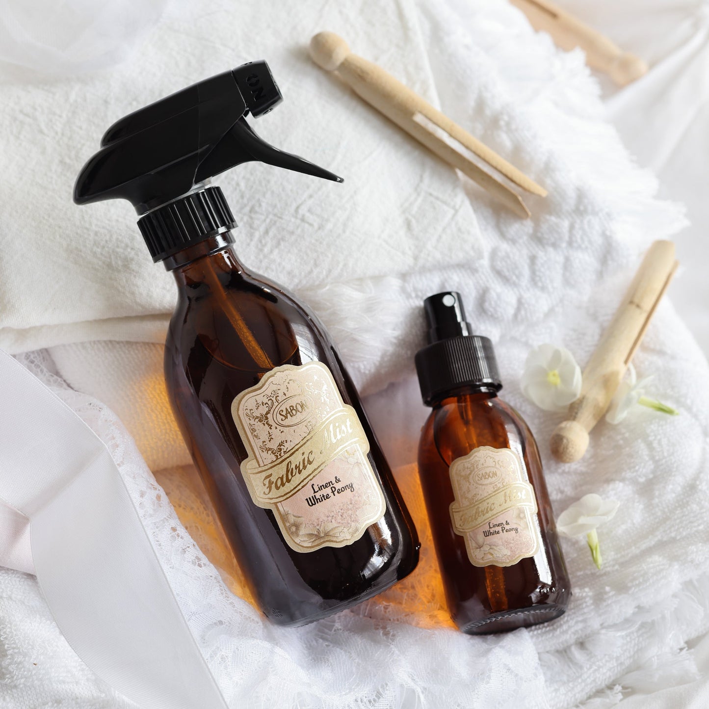 Fabric Mist Linen & White Peony 100mL
