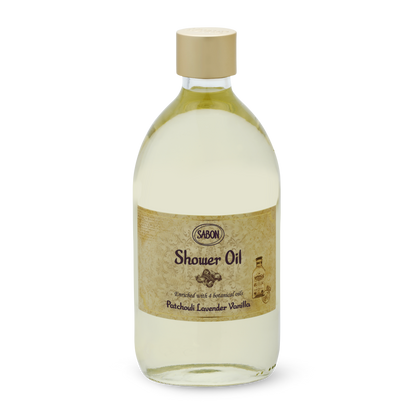 Shower Oil Patchouli Lavender Vanilla 500mL