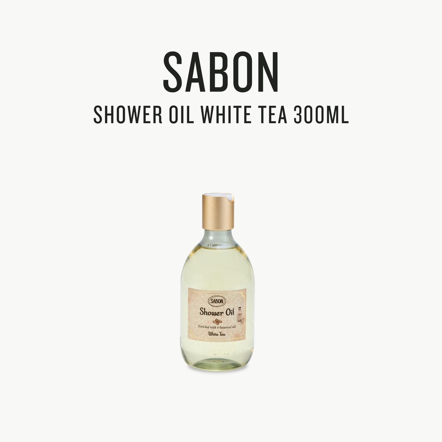 [ SABON ] Shower Oil White Tea 300mL