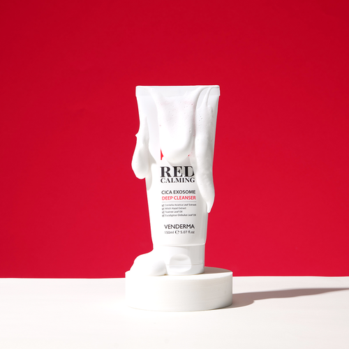 [VENDERMA] Red Calming Cica Exosome Deep Cleanser 150ml(Vegan)