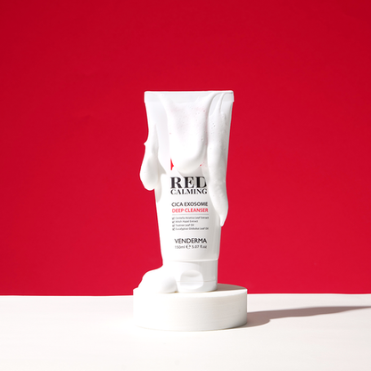 [VENDERMA] Red Calming Cica Exosome Deep Cleanser 150ml(Vegan)