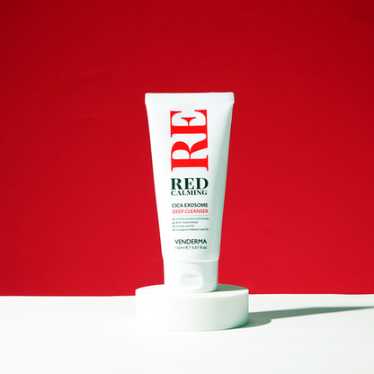 [VENDERMA] Red Calming Cica Exosome Deep Cleanser 150ml(Vegan)