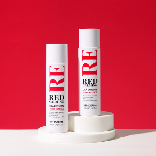 [VENDERMA] Red Calming Cica Exosome Toner Essence 150ml(Vegan)