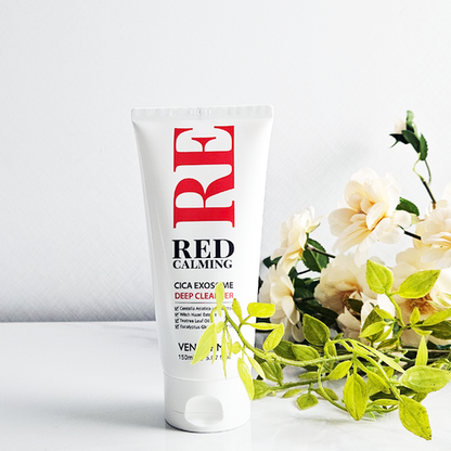 [VENDERMA] Red Calming Cica Exosome Deep Cleanser 150ml(Vegan)