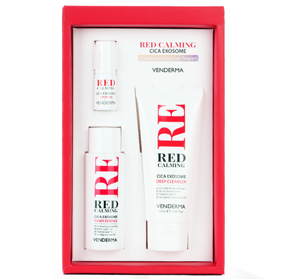 [VENDERMA] Red Calming Cica Exosome 2 Weeks Intensive Care Program Set