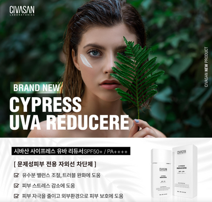 [ CIVASAN ] Cypress UVA  Reducere suncream SPF50+/PA++++ 30ml